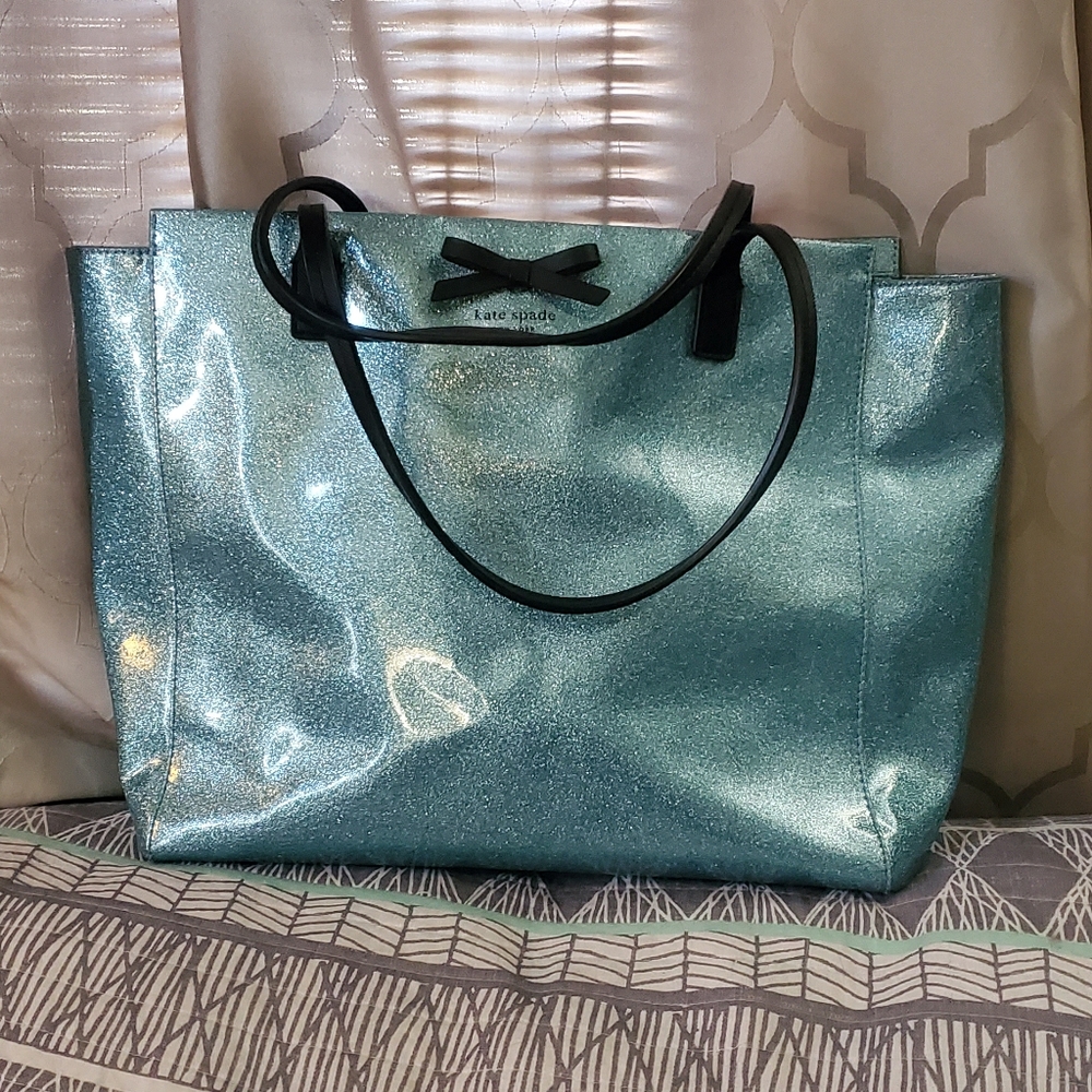 Shimmering Blue Tote Bag